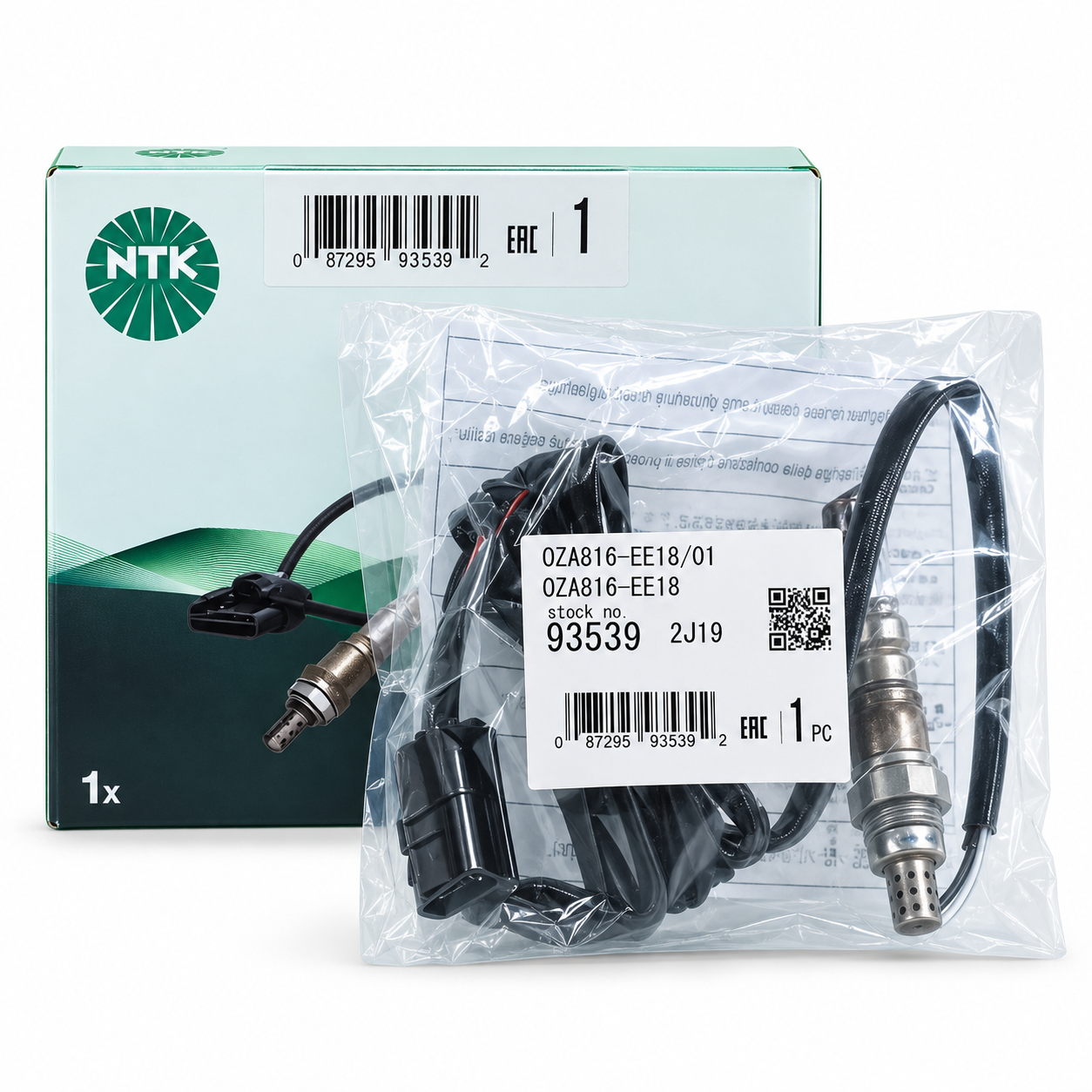 سنسور اکسیژن زیمنس NTK کد 93539 جعبه سبز