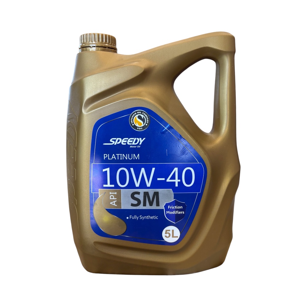 روغن موتور خودرو اسپیدی پلاتینیوم مدل 10W40 SM حجم 5 لیتر