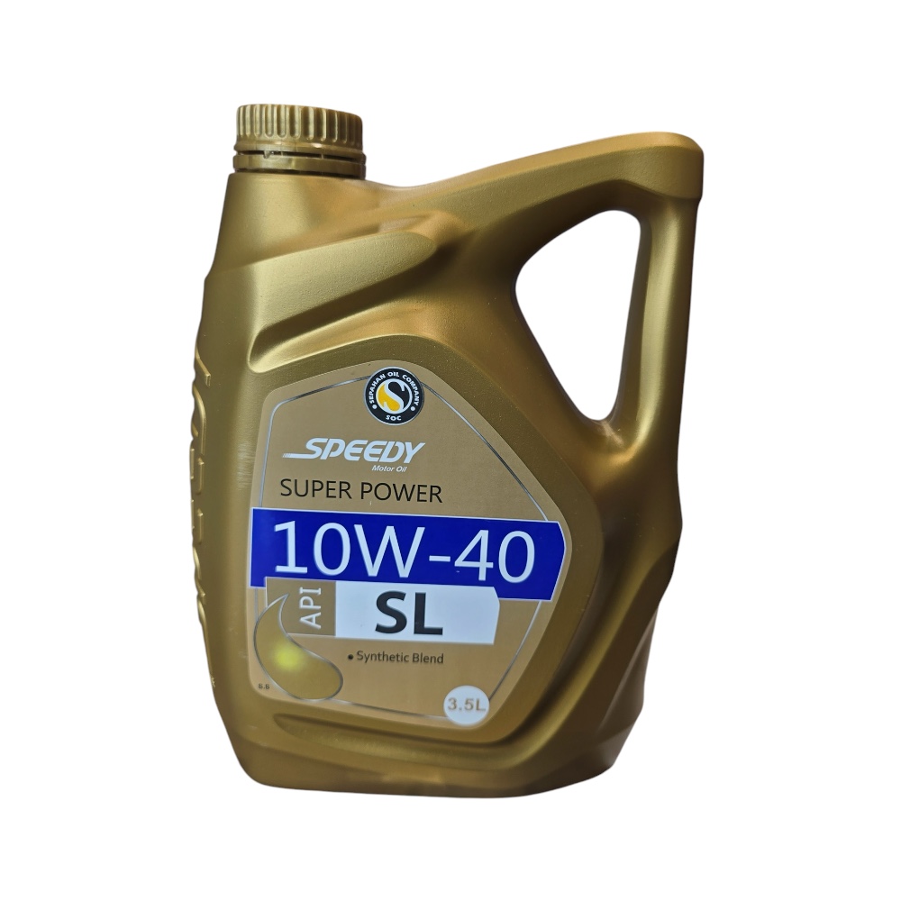 روغن موتور اسپیدی مدل سوپر پاور 10W40 SL حجم ۳/۵ لیتر