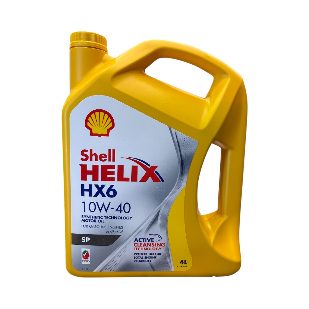 روغن موتور خودرو شل مدل HX6 10W40 SP حجم 4 لیتر